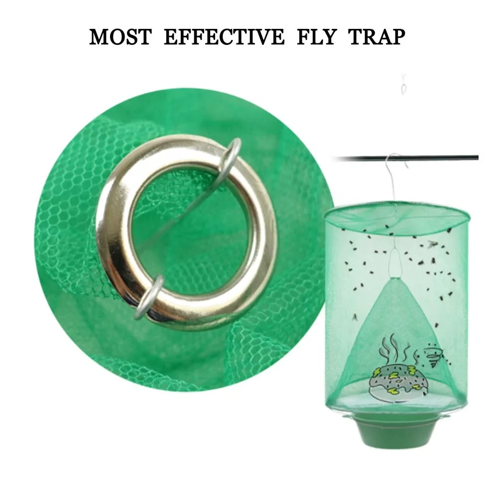 Convenient Hanging Fly Trap Odoor Catcher Bag Outdoor Fly Trap