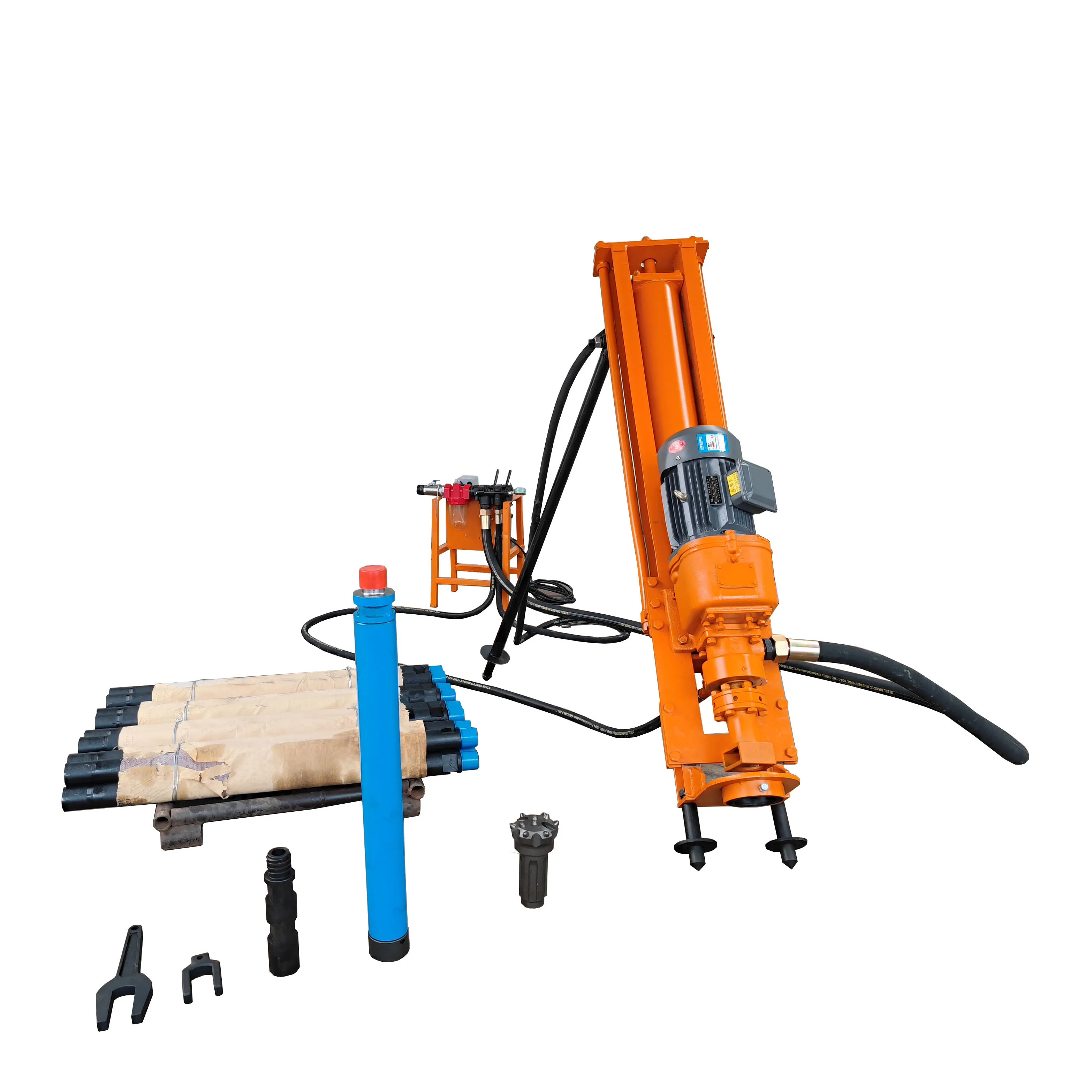 The portable drilling rig with high-efficiency pneumatic and easy to operate