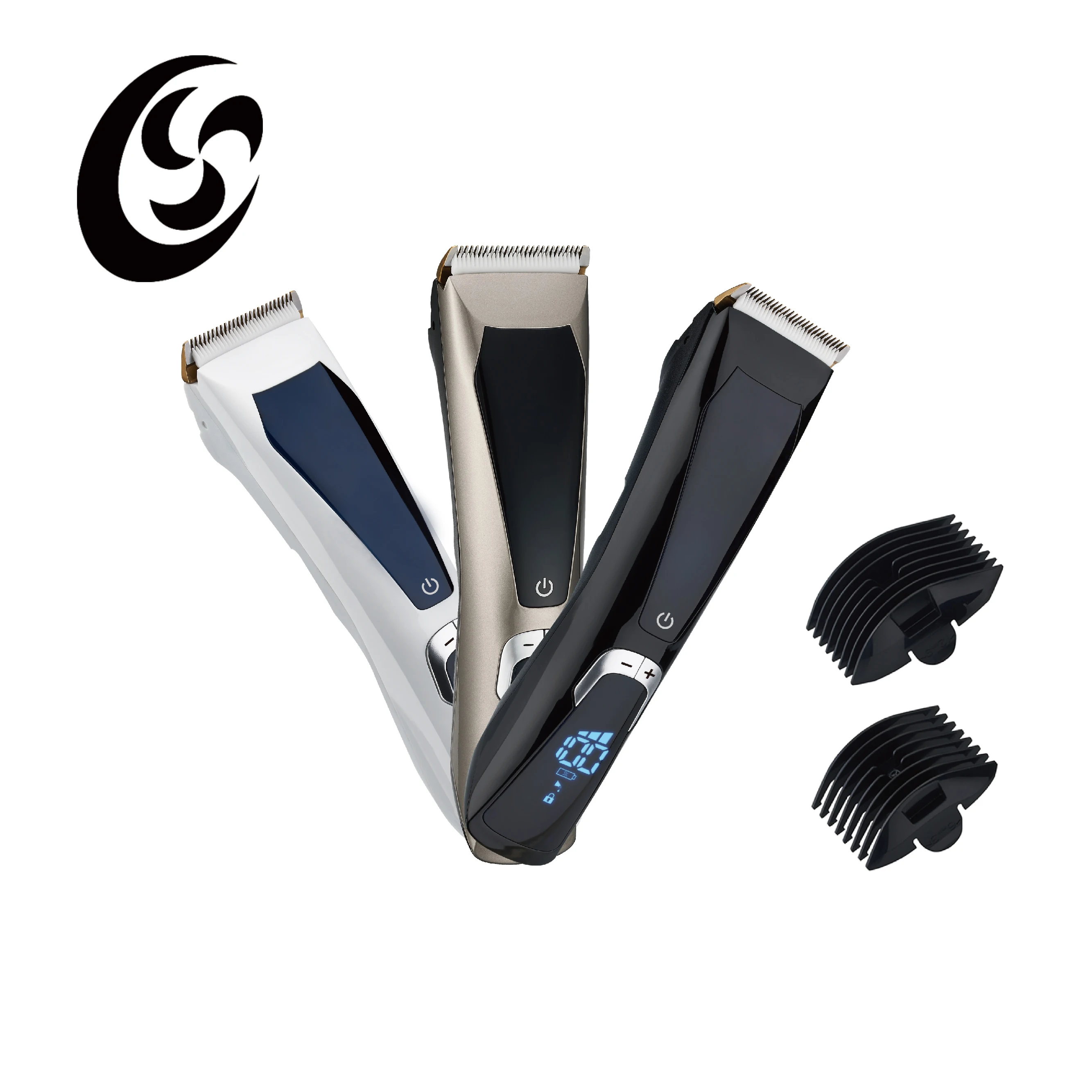 
LED Professional Electric cordless Hair Barber Clippers for home use 