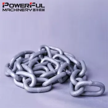 Korean Standard 6mm 8mm Stainless Steel Link Chain Long Short Link Chain with Zinc Galvanized Welded Structure Alloy Material