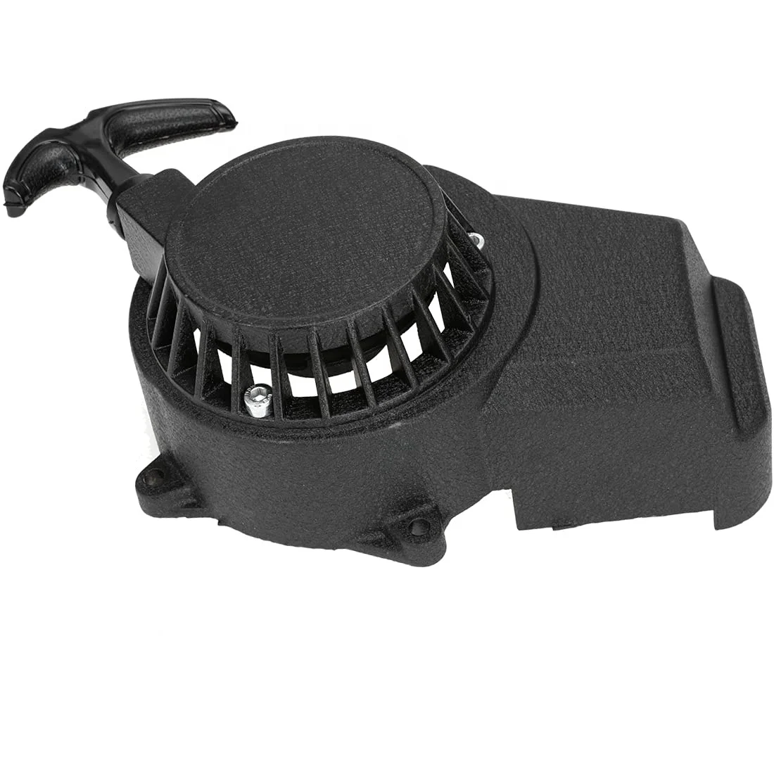 HIAORS Pull Recoil Start Starter for 2 Stroke Engine 47 49 50cc ATV Quad 4 Wheeler Go Kart Pit Dirt Mini Pocket Bike Motor Black