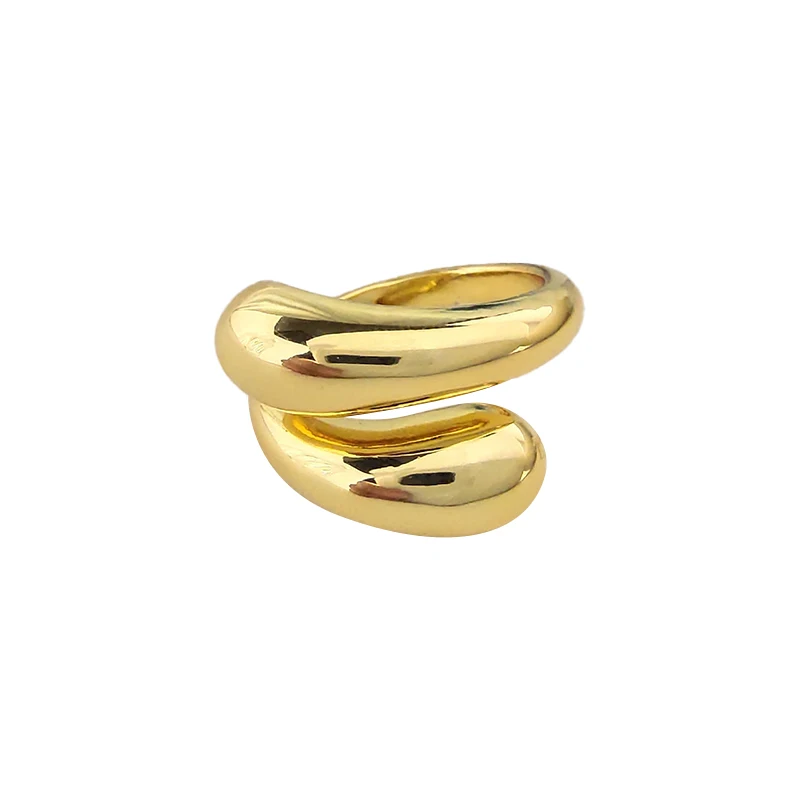 14K solid gold ring Jewelry Fashion new custom diamond Euro-American style gold ring for woman