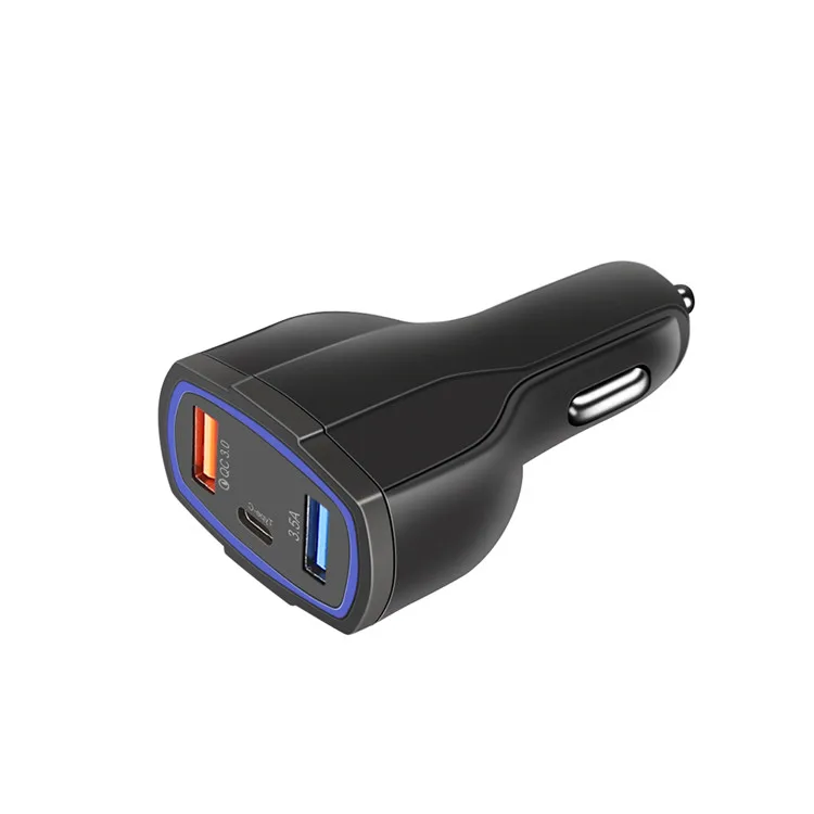  Бесплатная доставка адаптер USB C pd порт 45 Вт 3 в 1 Автомобильное зарядное