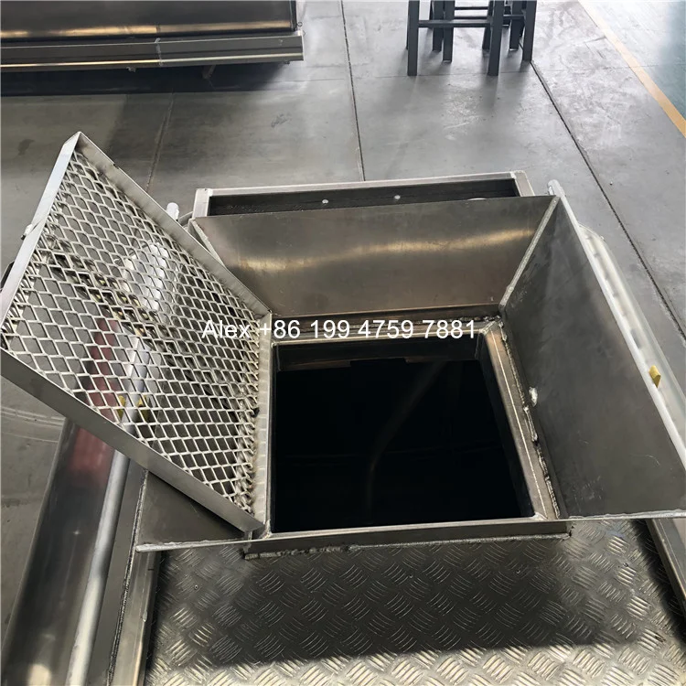 Aluminum alloy water tank 10000 liter for water spraying truck