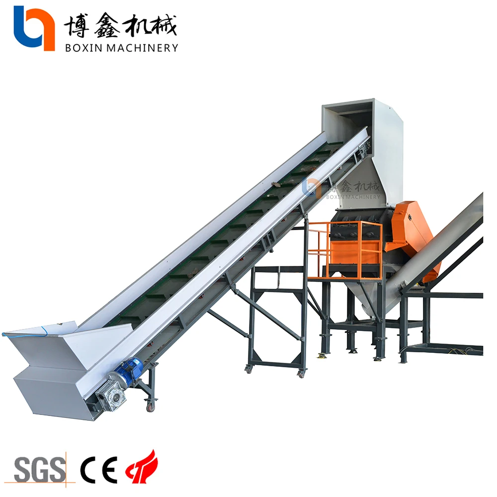 Новая линия для раздавливания бутылок PP HDPE PE/стиральная машина