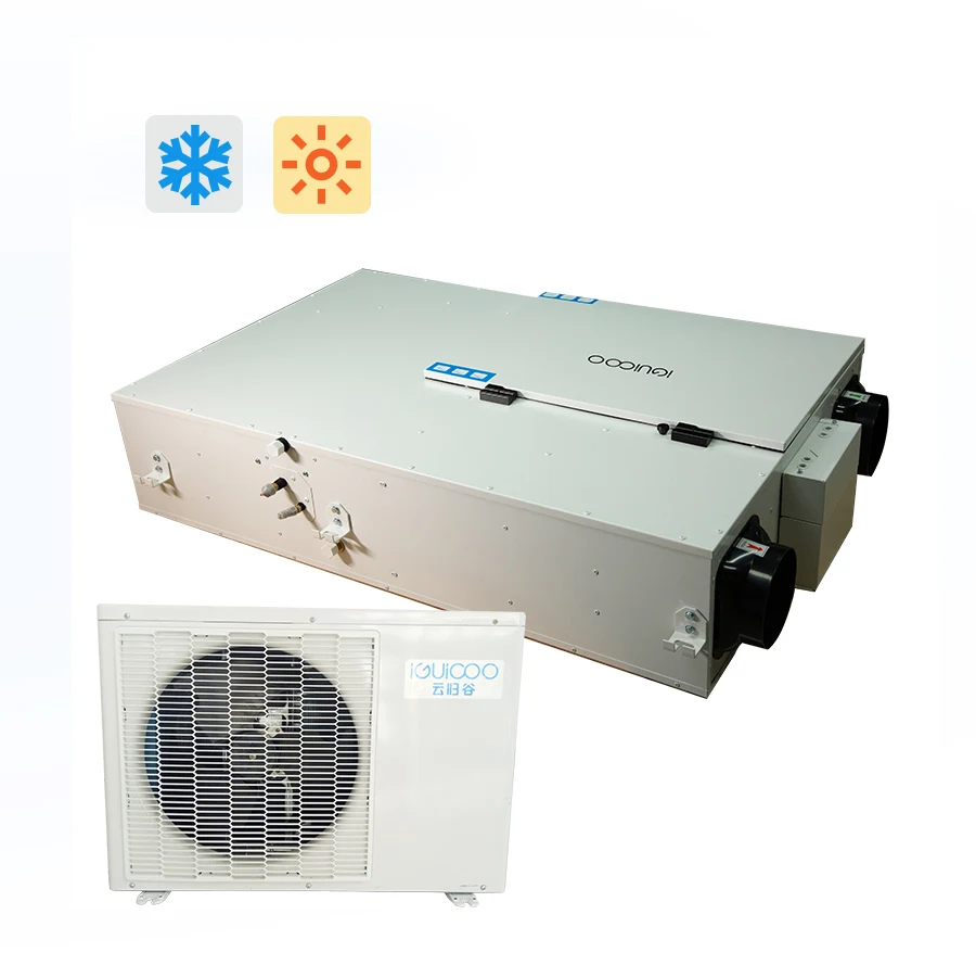 factory made smart heating and cooling hrv heat recovery ventilation system for house