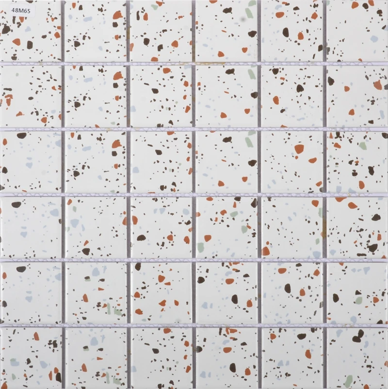 New Design Pattern Natural Stone Marble Mosaic Color for Bathroom Mosaic Tile