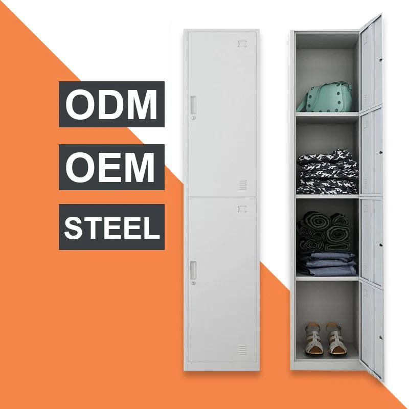 High Quality Gym Storage Cabinet  Metal Wardrobe Clothes Locker Cabinet Gym Steel Locker Steel Locker Manufacturer