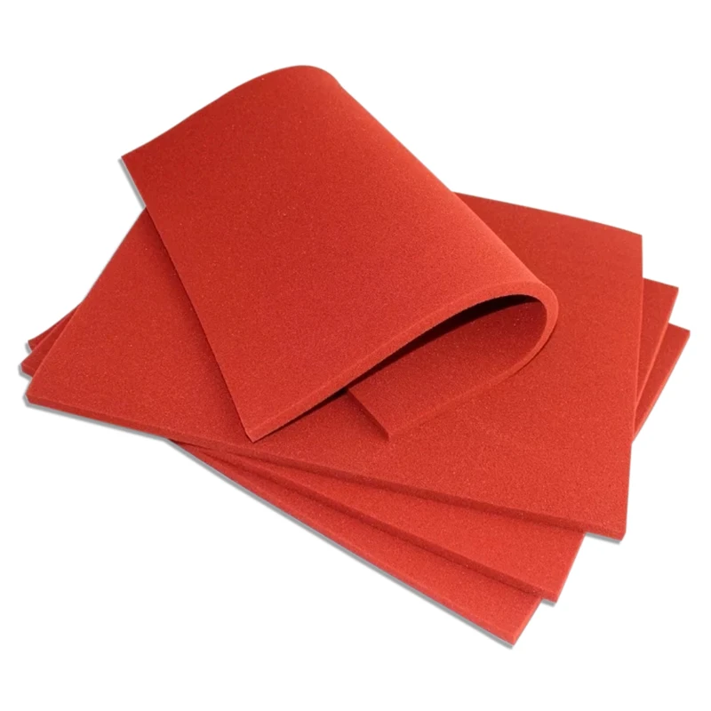 thermal insulation materials Customized thickness nbr and pvc Black and red rubber foam sheet insulation board