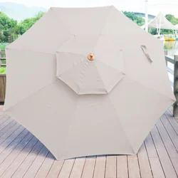 wholesale cheap double canopy restaurant umbrella parasol with stand base
