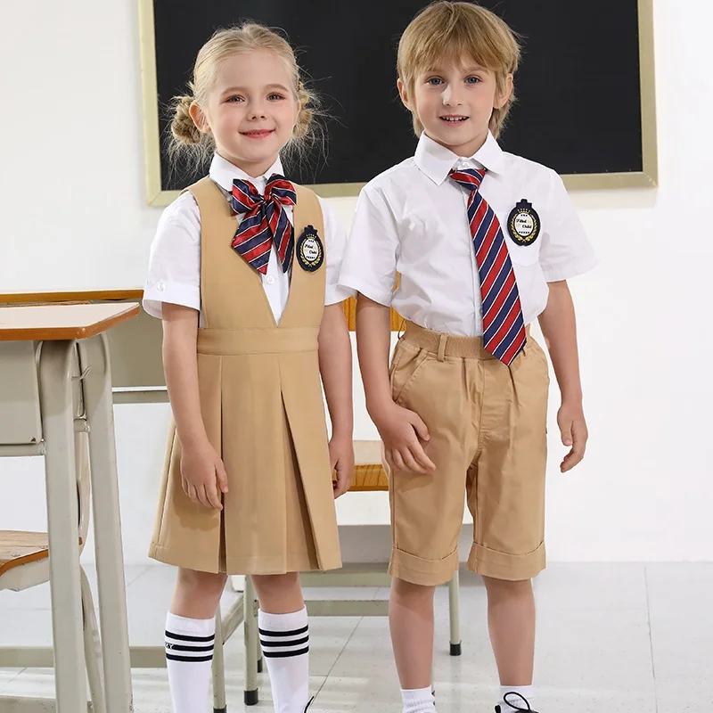 12 years factory directly sell high end quality and good fitting school cardigan uniform set