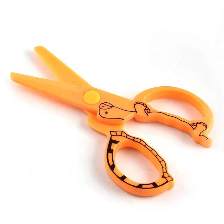 Hot Sale Plastic Handle And Blade Scissors For Kids