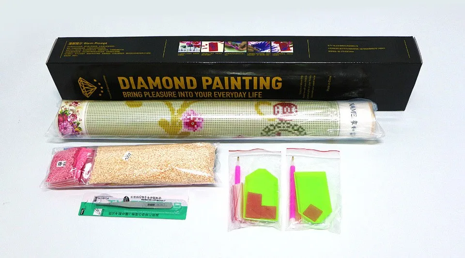 Chinese Style Flower Diamond Painting 5D Full Drills Diamond Painting