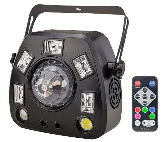 Fast Dispatch Professional Disco Projector 4 in 1 Laser Magic Ball Strobe Dj Beam Effects Club Party Show Light