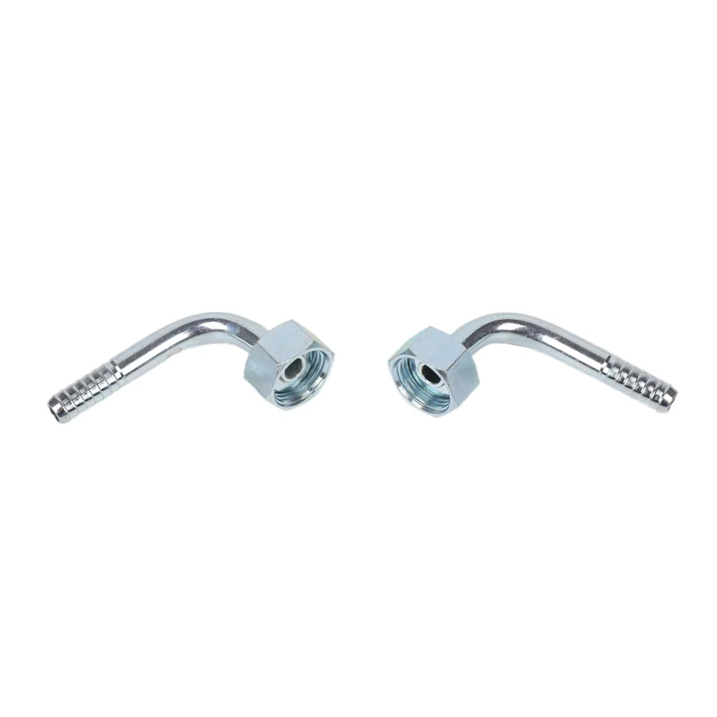 Hydraulic Compression Tube Elbow Sanitary Food Grade 304 Stainless Steel Fitting Swivel Hex Nut PVC Brass Material Water Gas