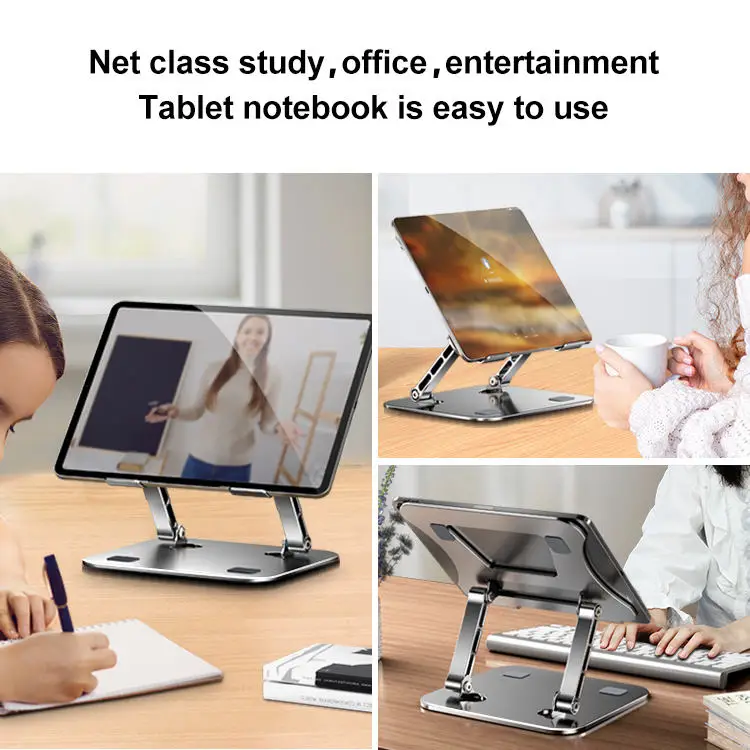 Portable Laptop Stand Support Notebook Aluminum Tablet Stand Foldable Laptop Tablet Bracket Pc Holder Ipad Macbook Stand