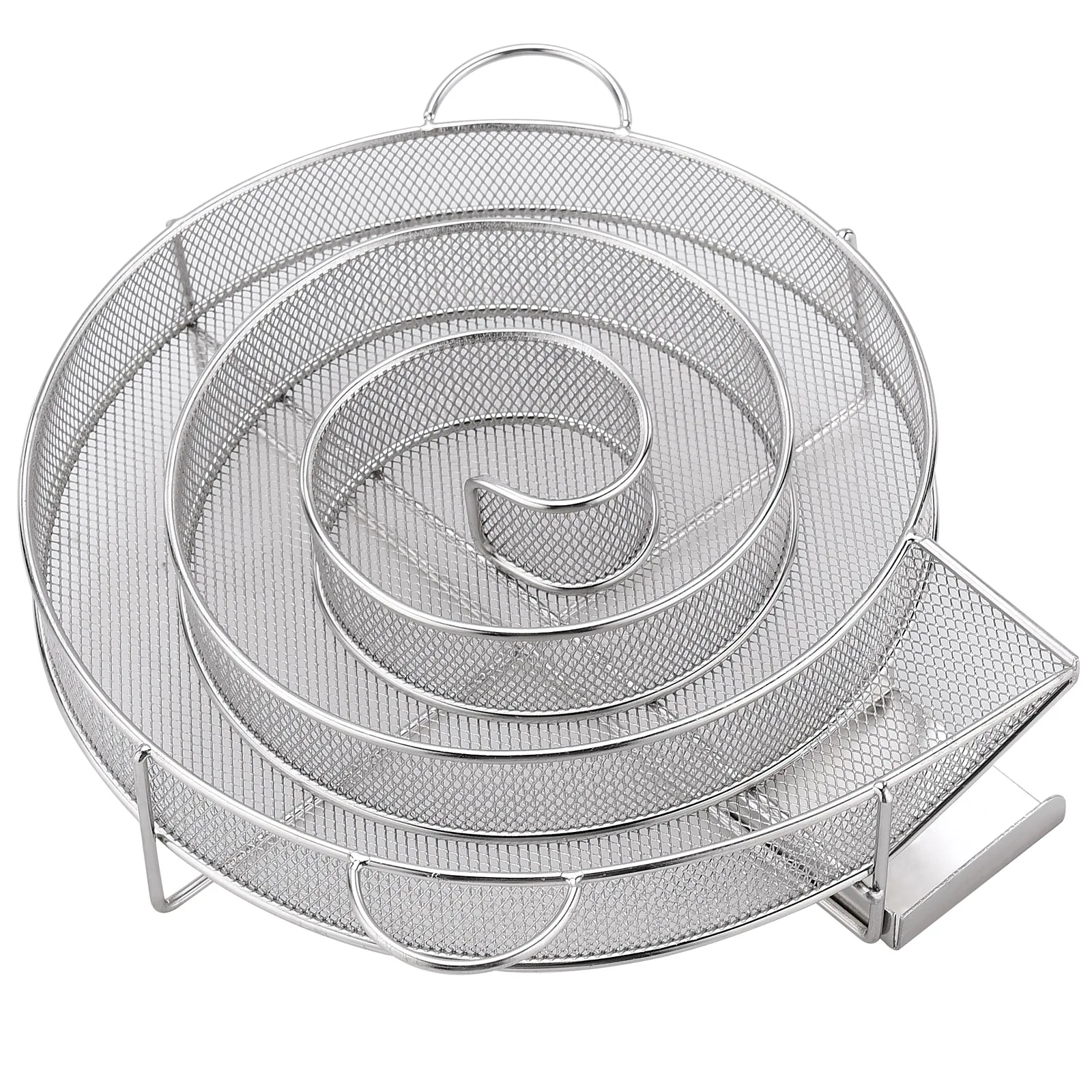 Light weight hot sell BBQ smoke generator 19cm spiral stainless steel cold smoke generator