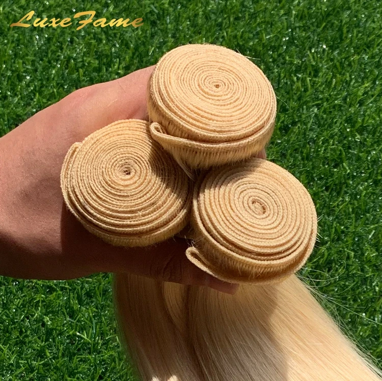 613 Hair Raw Malaysian Hair Bundles,613 Raw Mink Blond Cuticle Raw Virgin Hair,Front Lace 613 Straight Cheap Blonde Human Hair