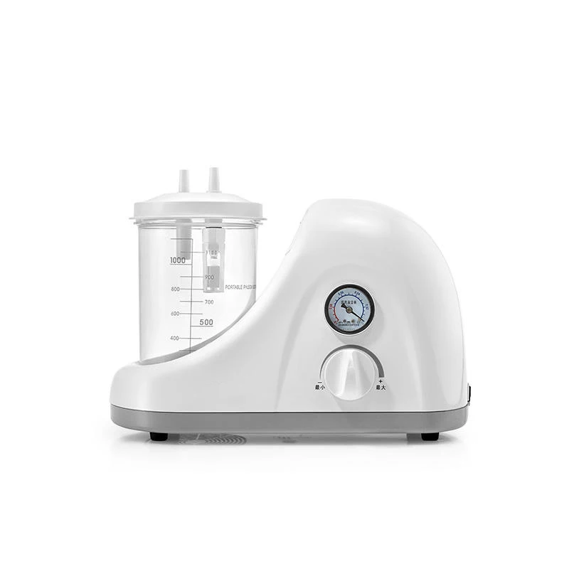 Household Sputum Aspirator Electric Suction Apparatus Medical Suction Machine Price Ce 3 Years Oil-free Piston Pump Class II