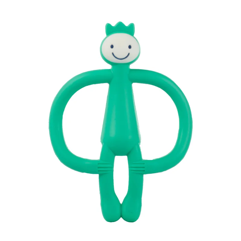 2021 Lovely Design 100%  free Natural Organic Freezer Safe Silicone Infants and Toddlers Teething Toys Set Silicone Baby Teether