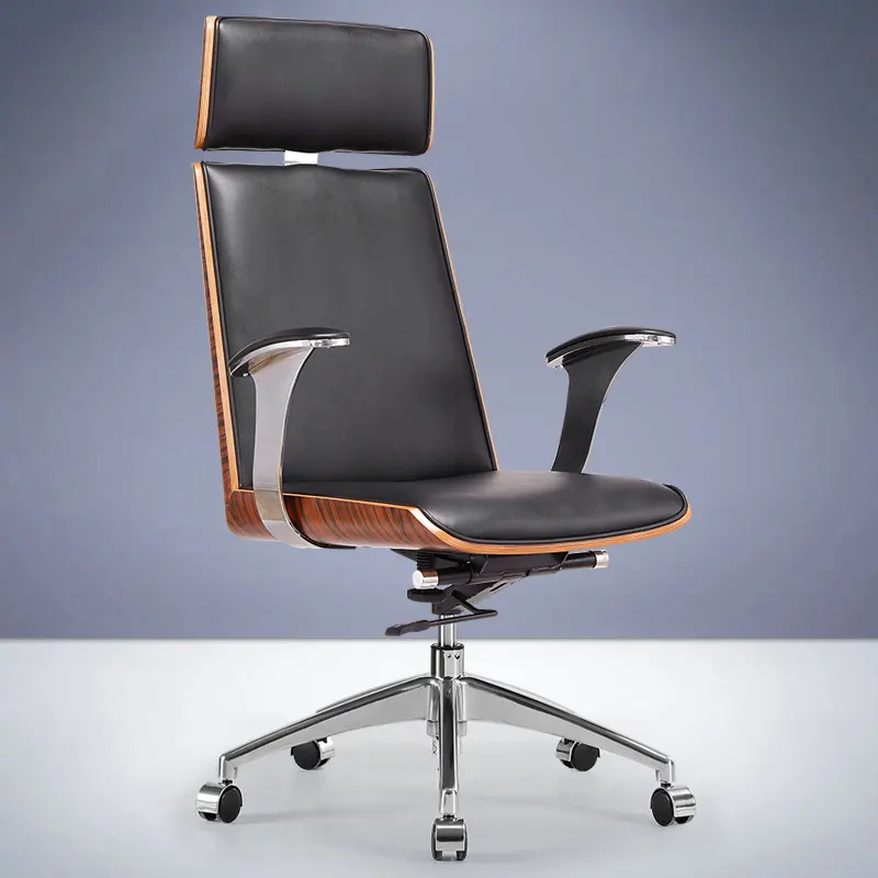 luxury office chair genuine leather executive office chair adjustable office chairs