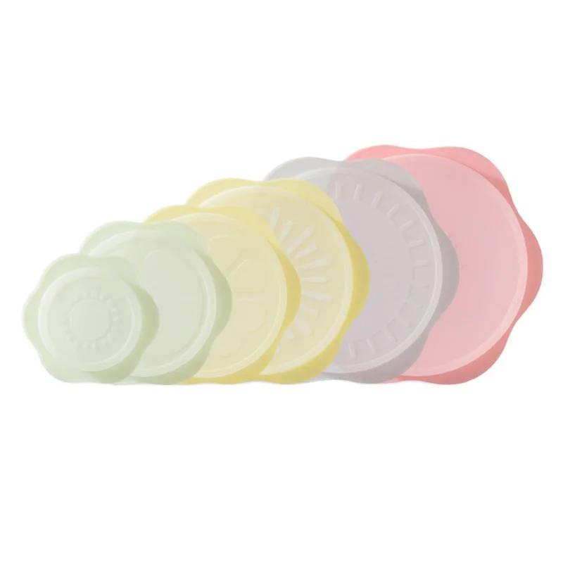 Reusable Silicone Stretch Lids Stretchy for Bowls Reusable Silicone Bowl Covers Reusable Silicone Microwave Cover
