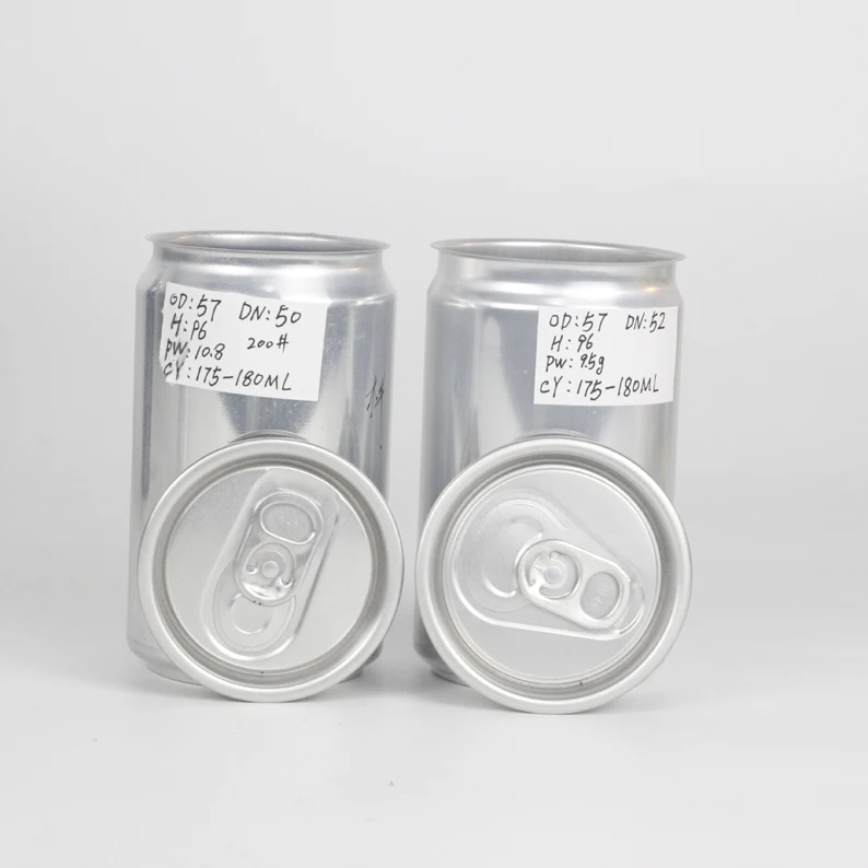 
Aluminium beer and juice beverge cans 180ml 