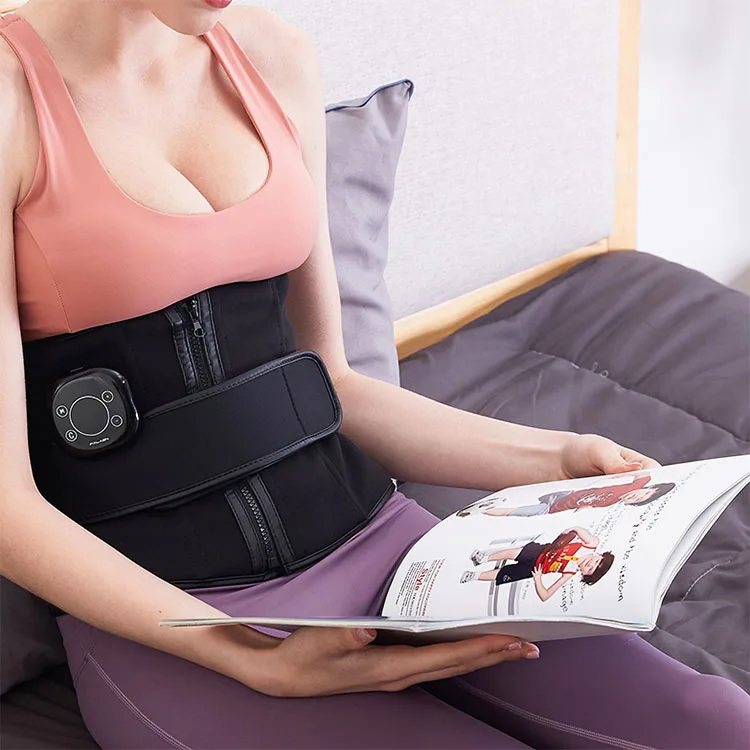 abs slimming vibro masajeador smart fitness electric muscle vibration belt ems muscle stimulator machine ems muscle stimulator