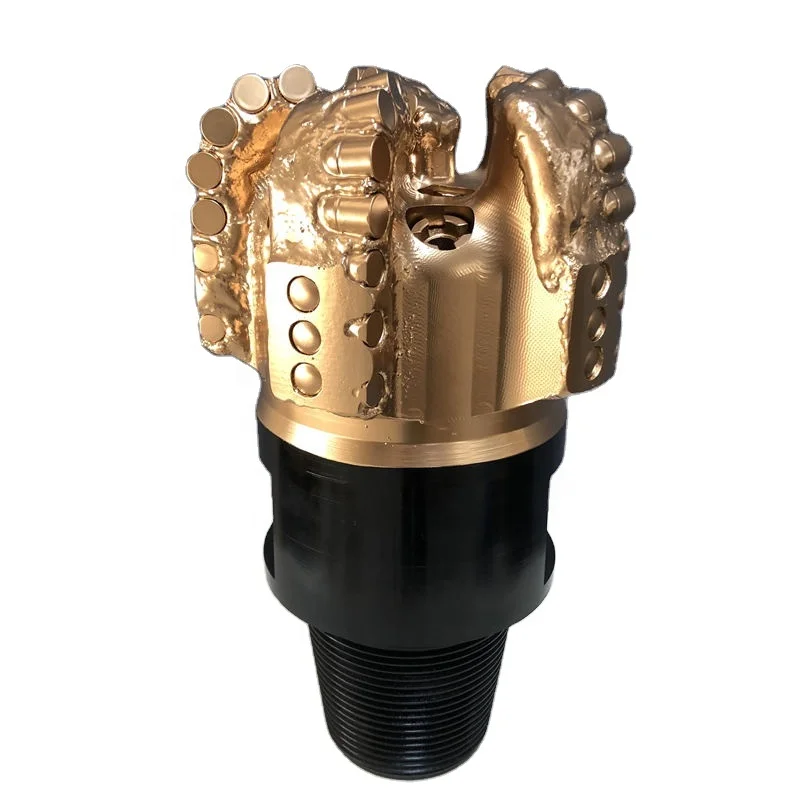 3 blades 4 blades api 1308 pdc cutter pdc drill bit 153mm bits for oil well drilling