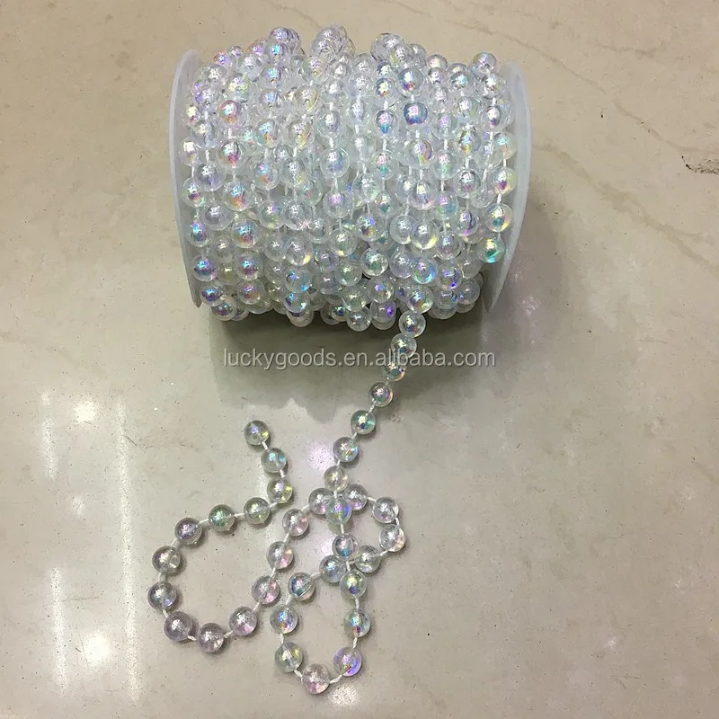 RG012 Garland Decoration Wholesale Wire Transparent Wedding Beading Vintage Luxury Pearl Chain Flower Packaging Diy Material