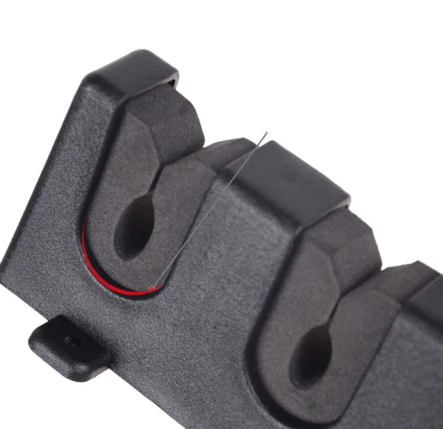 Alpha Artificial vertical or Horizontal Fishing Rod Display Rack 2 pairs Wall Mount EVA+ABS Fishing Rod Holders Support Rack