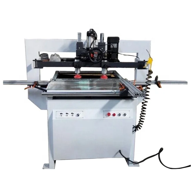 Woodworking double - row multiple drilling machine