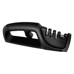 4-Stages Kitchen Easy Use Multi Purpose Scissor Manual Knife Sharpener