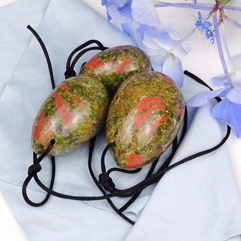 
Best price Dragon Blood Stone Gemstone Yoni Eggs Vaginal Exercise Massage Tools 