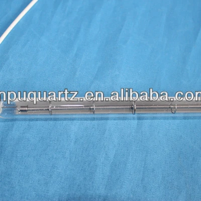 Short-wave tungsten halogen heater infrared heating lamp for powder coating oven