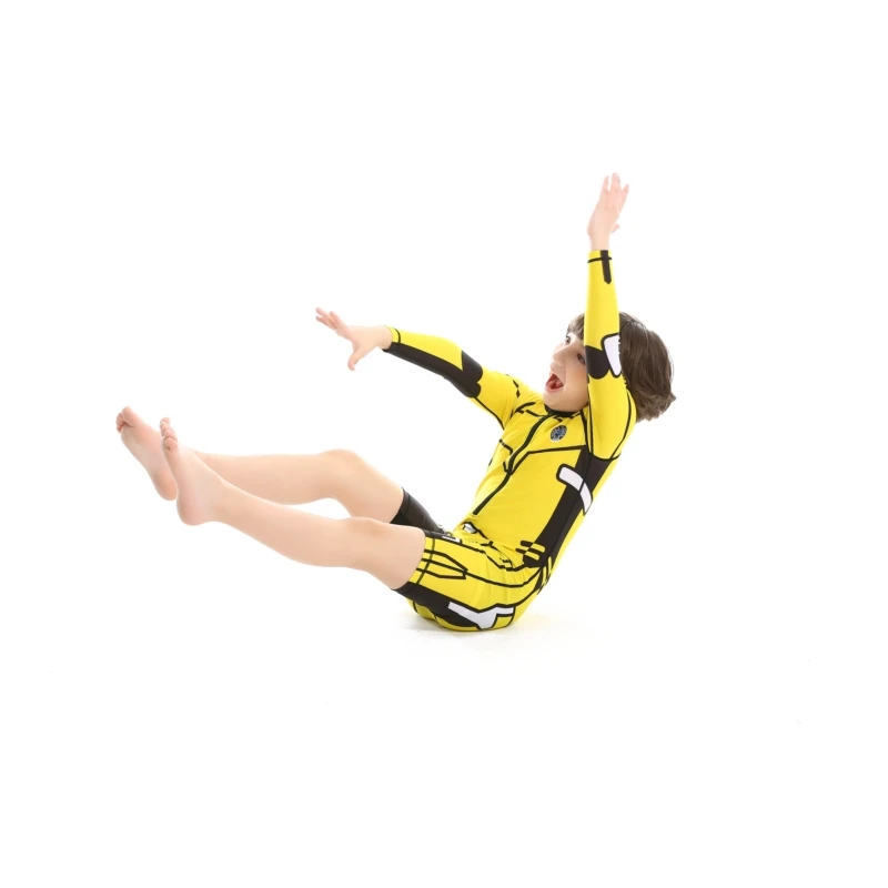 Manufacturer Custom Kids Cute Swimsuits Swimming Clothes Rash Guard Dropshipping Children Boy Long Sleeve Swimwear
