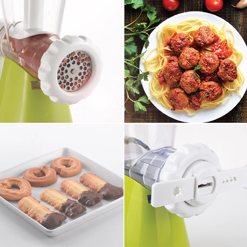 Worldwide Promotional Stainless Steel Simple Green Manual Cut Vegetable Tabletop Cookie Maker Mincer Machine