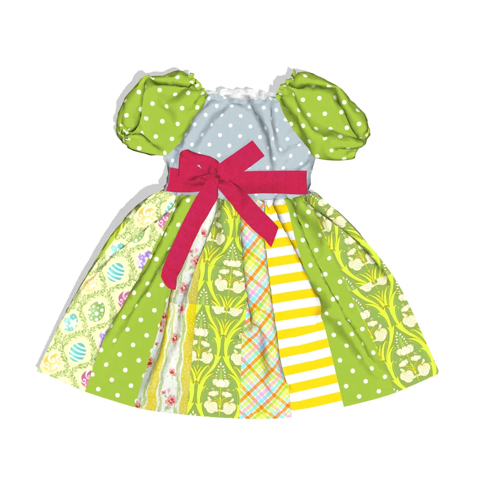 
high quality girls clothes girl summer floral chinese dress beautiful girl dress wholesale 