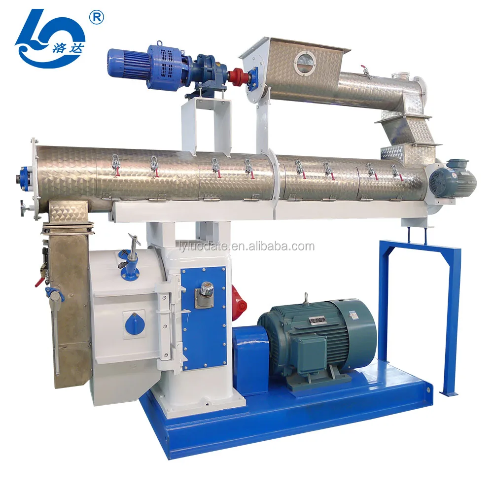 Animal Poultry Cow Pet Cattle Chicken Duck Rabbit Goat Feed Pellet Mill Pelletizer Maker Extruder Machine