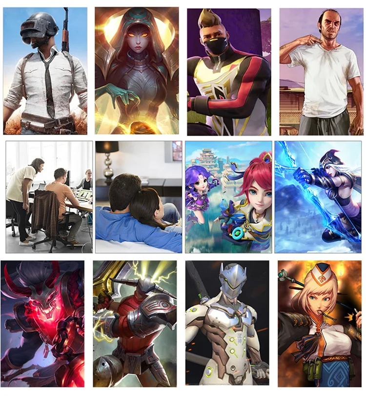 Wholesale cheapest oem odm desktop 21.5 inch Core i5 9th gen system unit new low price high quality full set pc gaming computer