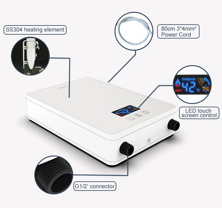 6000w instant water heater