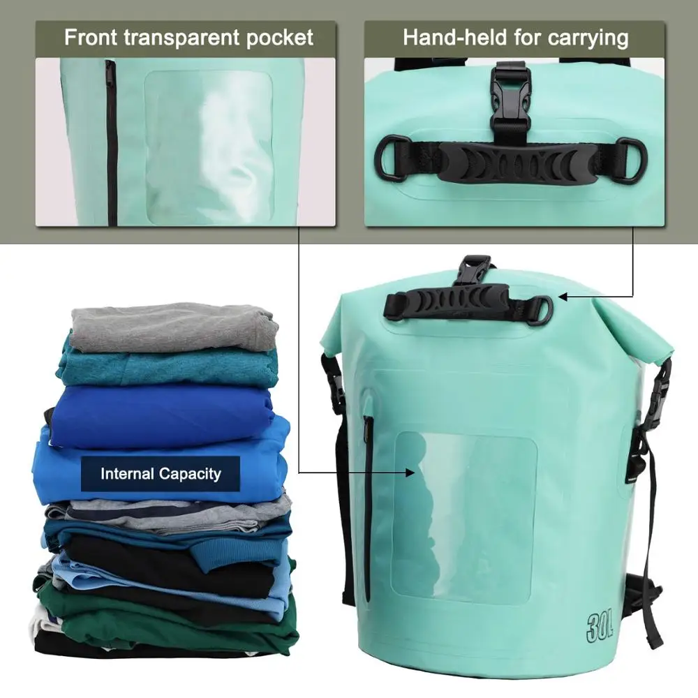 Custom LOGO Colour Size High Quality Dry Bag waterproof Travel Duffle Bag,Best Rainproof Backpack