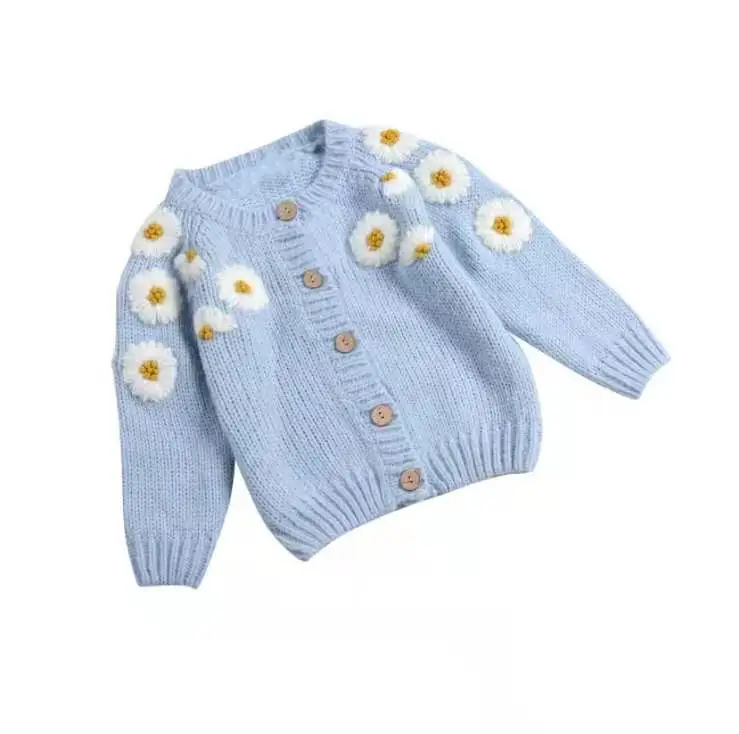 
Leesourcing- fashional spring baby clothes knitted cardigan sweaters for girl 