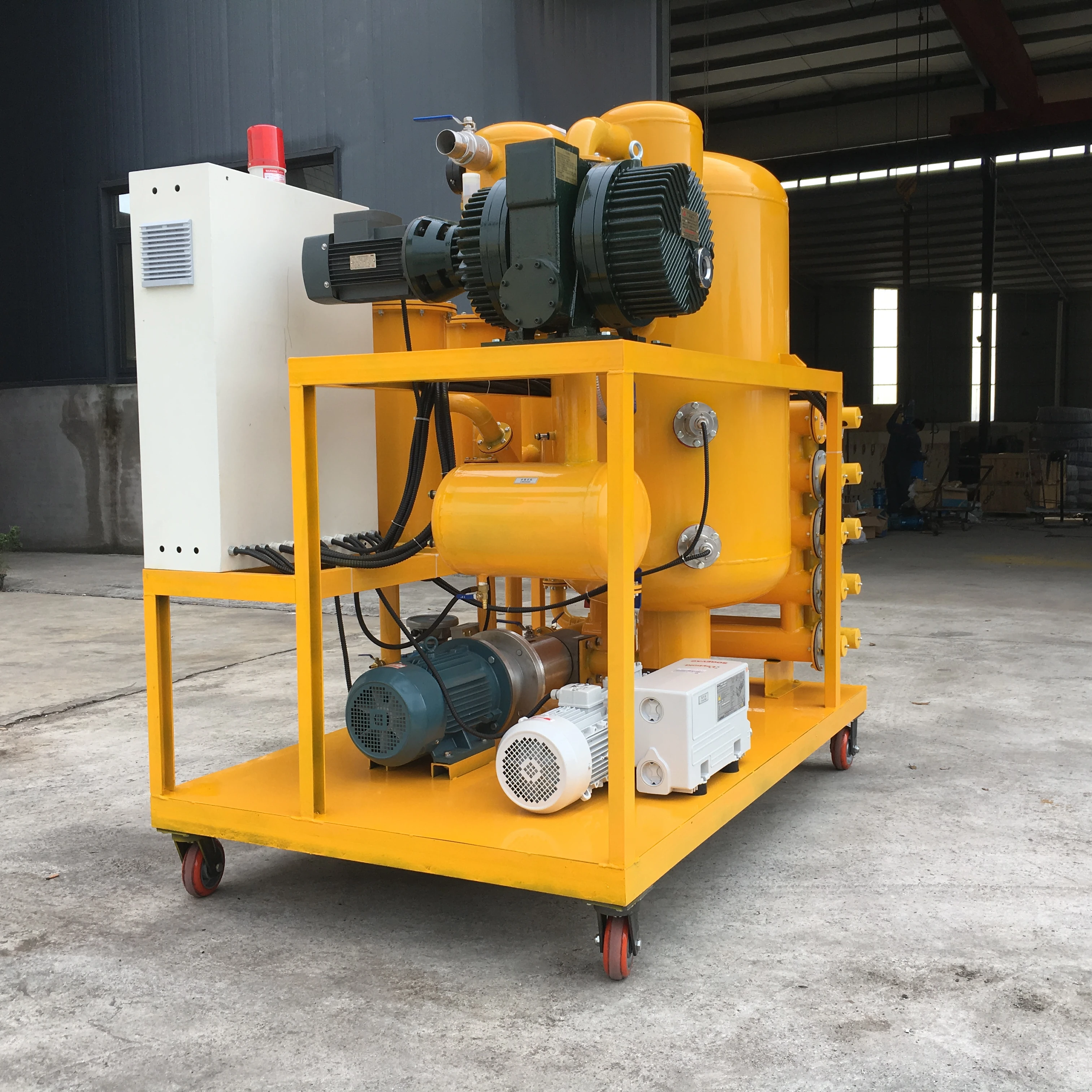 Series ZYD Vacuum Pump and Roots Pump Equipped Transformer Oil Purifier