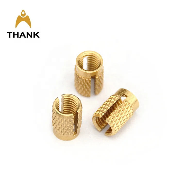 m2 m2.5 m3 m4 m5 m6 knurled threaded custom brass insert nut manufacturers