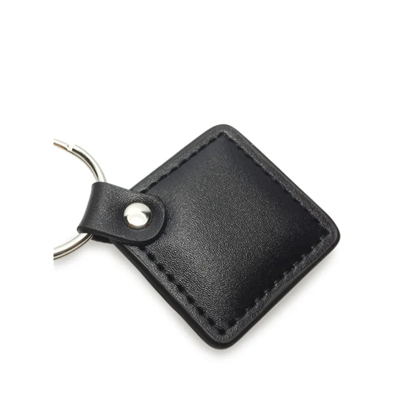 contactless RFID Keychain EM4305 leather keyfob rfid tags