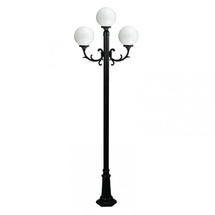 European Style Outdoor Waterproof Led Garden Light Antique Street Light Post Top Light For Courtyard Landscape