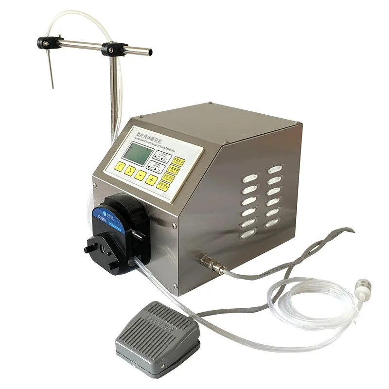 Горячая Распродажа, маленькая полуавтоматическая машина для розлива перистальтического насоса настольного типа