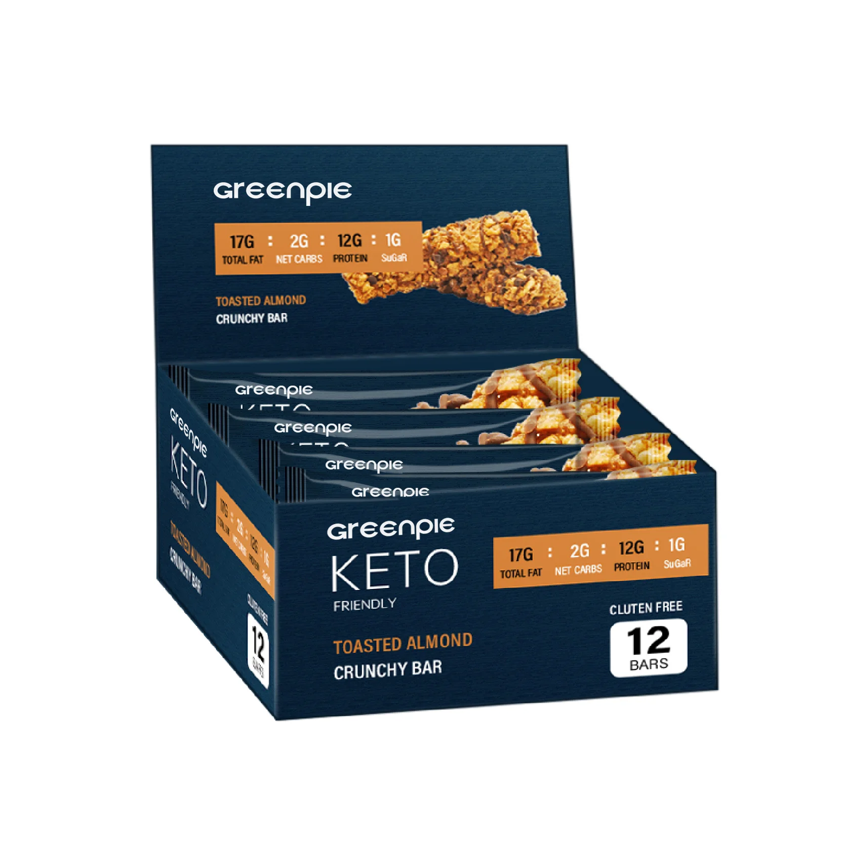 Greenpie OEM Nutrition Energy Support Keep Good Figure Keto Superfood Supplement Sports Protein Bar Organic Protein Bar