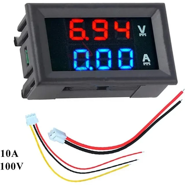 Digital tube DC voltmeter 0.56-inch LED digital voltmeter DC4.5V-30.0V reverse connection protection